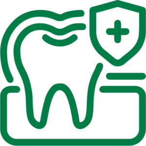 A bottle of premium supplement by EastPrime Care, formulated with calcium, vitamin D3, and essential minerals to strengthen teeth, improve enamel health, and support overall oral wellness when taken daily