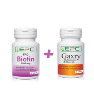 BIOTIN & GAXRY Multivitamin and Mineral Supplement for Hair, Skin and Energy