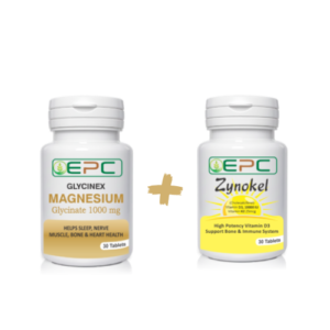 Glycinex & Zynokel Multivitamin and Mineral Supplement for Energy and Immunity