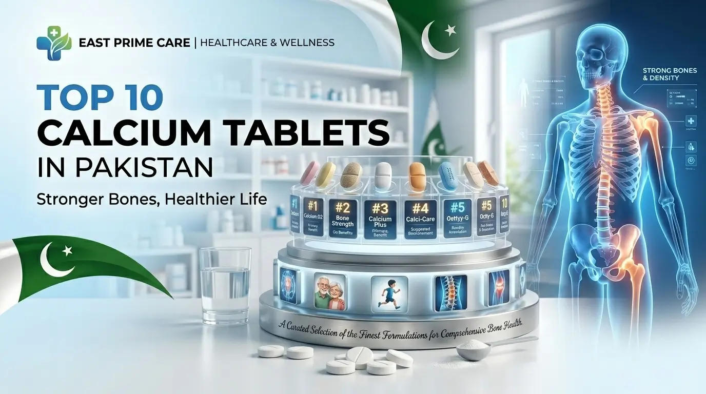 Top 10 Calcium Tablets in Pakistan for Strong Bones Including Adsan-D Tablets