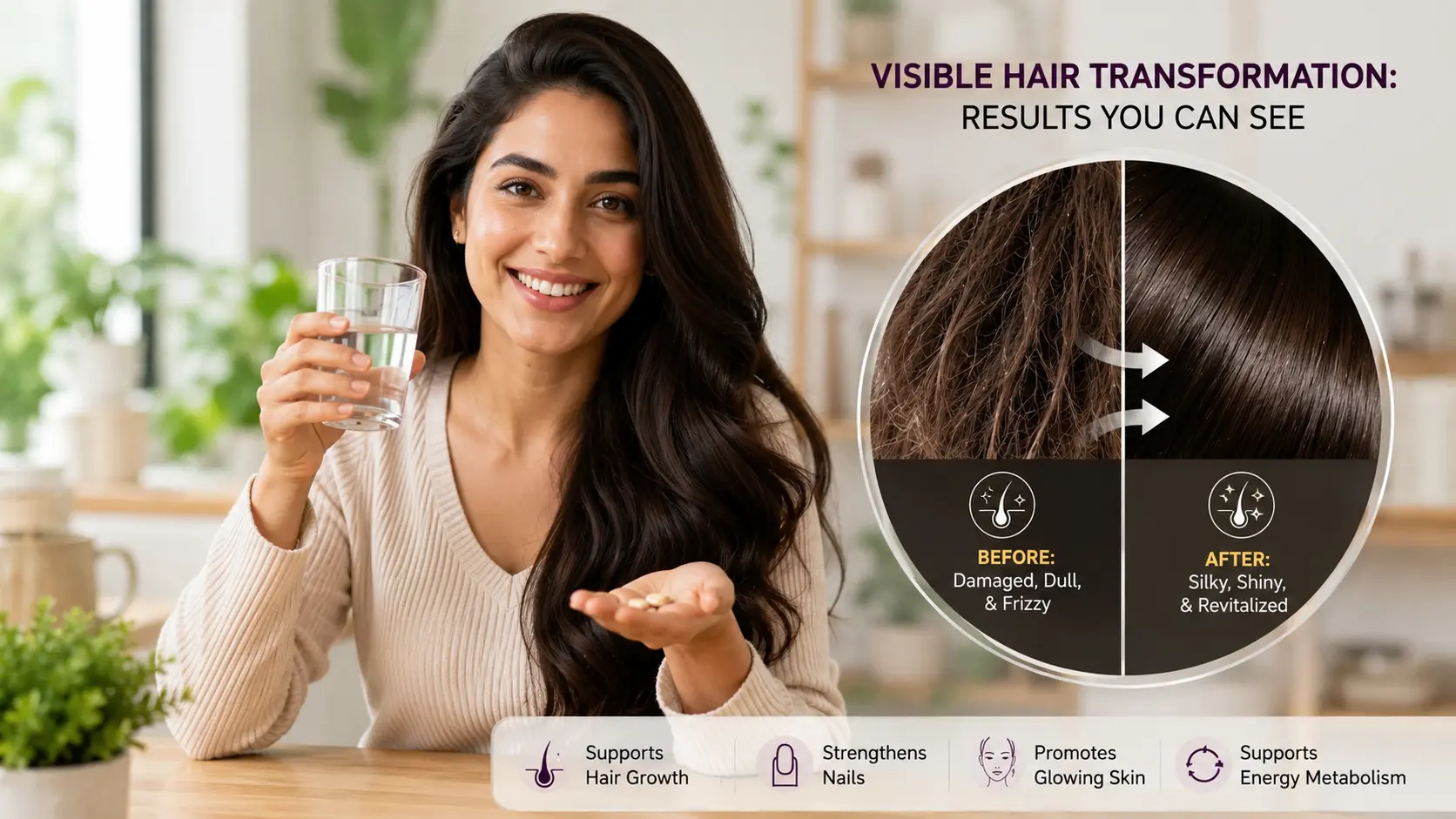 Top 10 biotin supplements in Lahore for hair growth skin glow and strong nails