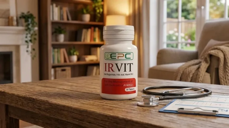Best Vitamin B12 tablets in Peshawar featuring IRVIT supplement tablets